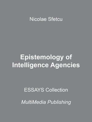 cover image of Epistemology of Intelligence Agencies